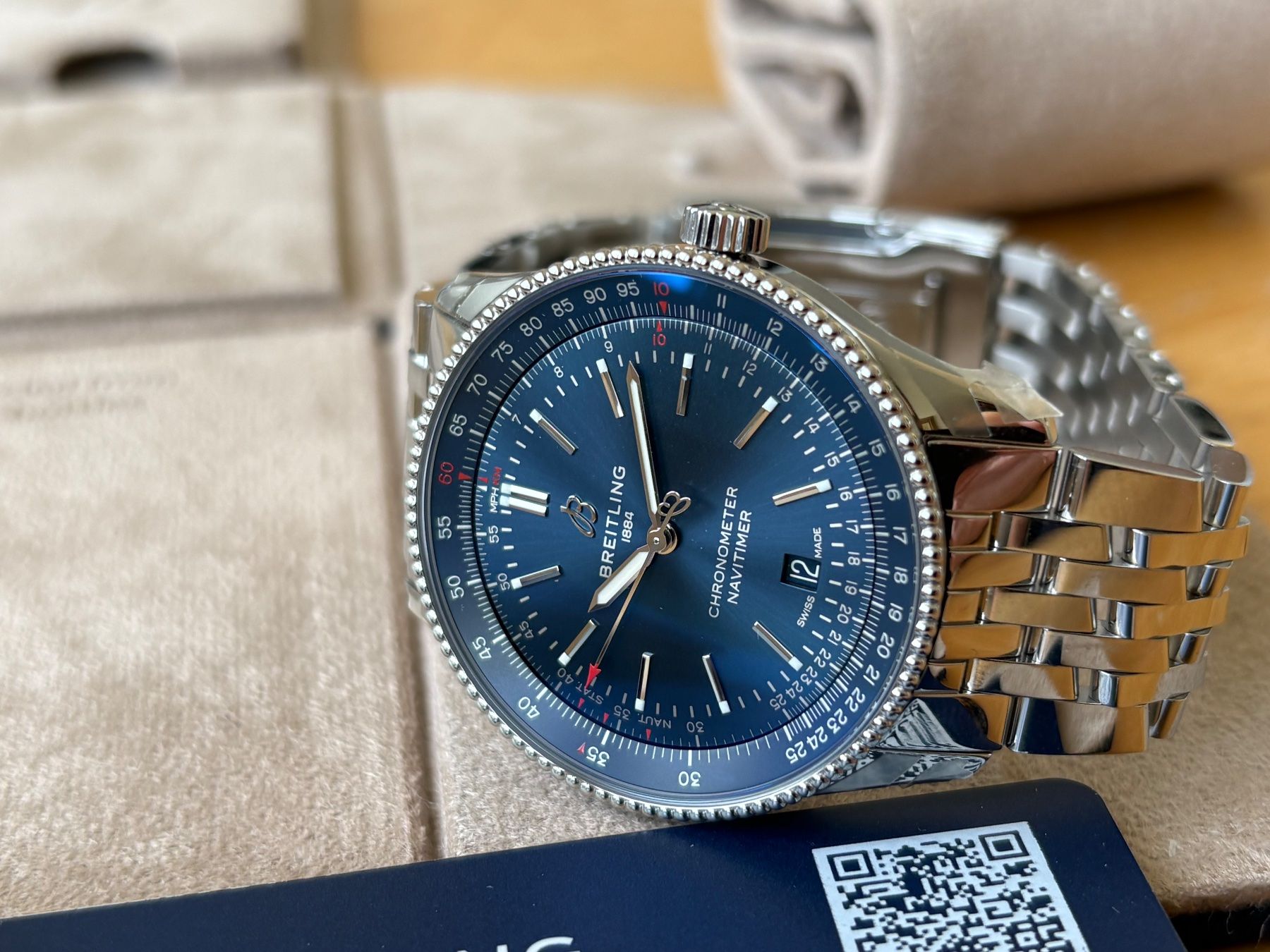 Breitling Montres: BREITLING Navitimer Automatic 41 Fullset Neu – Neuf (Voir description) à Birsfelden par Mynos 2