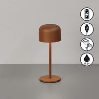 LED Aussen Tischleuchte Rost, 22 cm Höhe