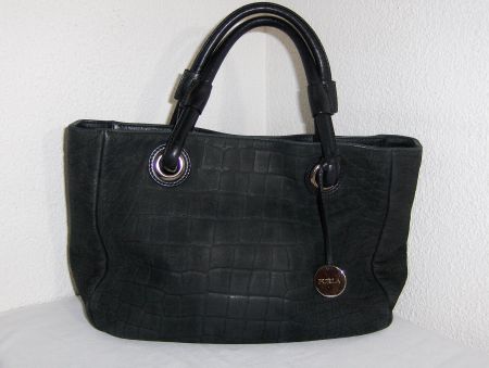 Furla Leder Handtasche schwarz