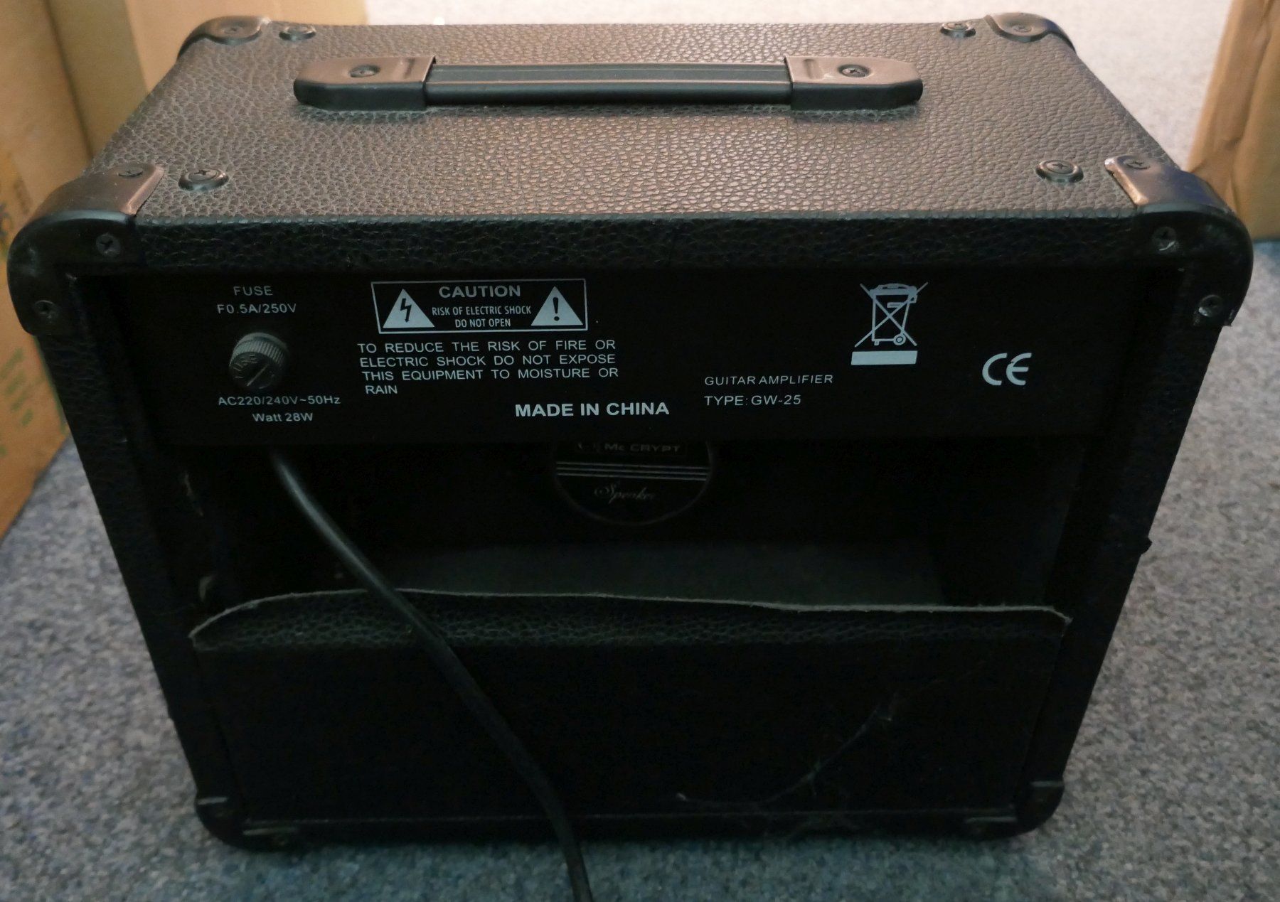 Verstärker: McCrypt Gitarrenverstärker – Gebraucht aus Wenslingen von FairlightCMI 3