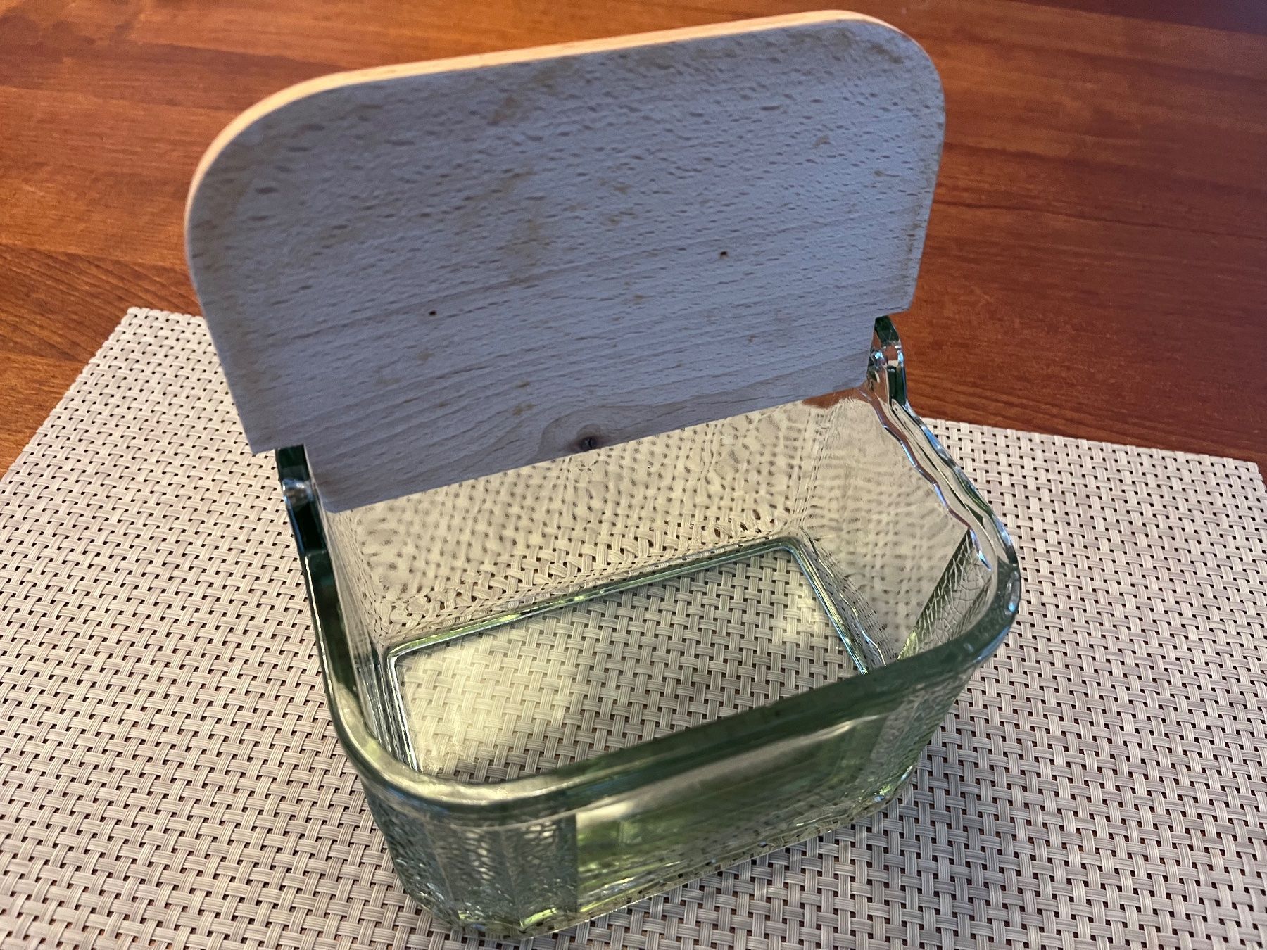 Bicchieri: Antike Salzmeste mit Holzdeckel, Vintage, Top Zustand! – Usato da Elgg venduto da nefernst 2