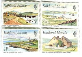 Briefmarken "Häuser". Falklandinseln