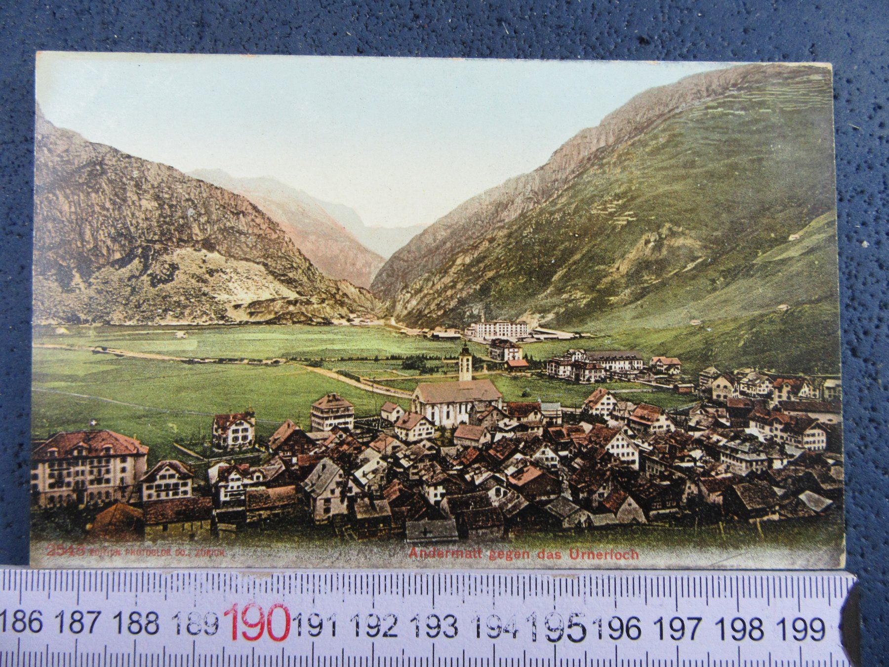 Cartes postales: ANDERMATT URI AK GEGEN URNERLOCH – D'occasion à Ettingen par Hausi4711