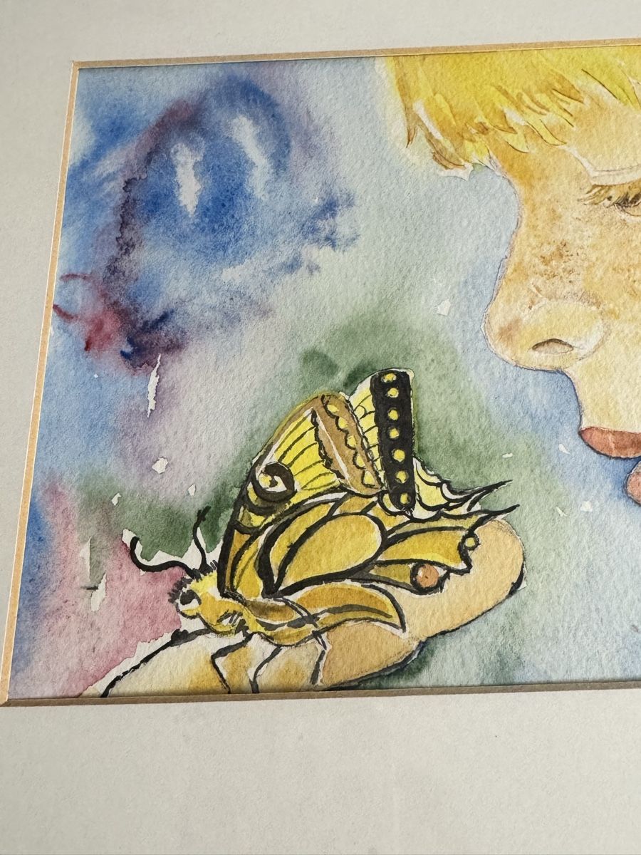 Dipinti: Mädchen mit Schmetterling - von Maria Parry – Nuovo (secondo la descrizione) da Horw venduto da abc_b5tj 2