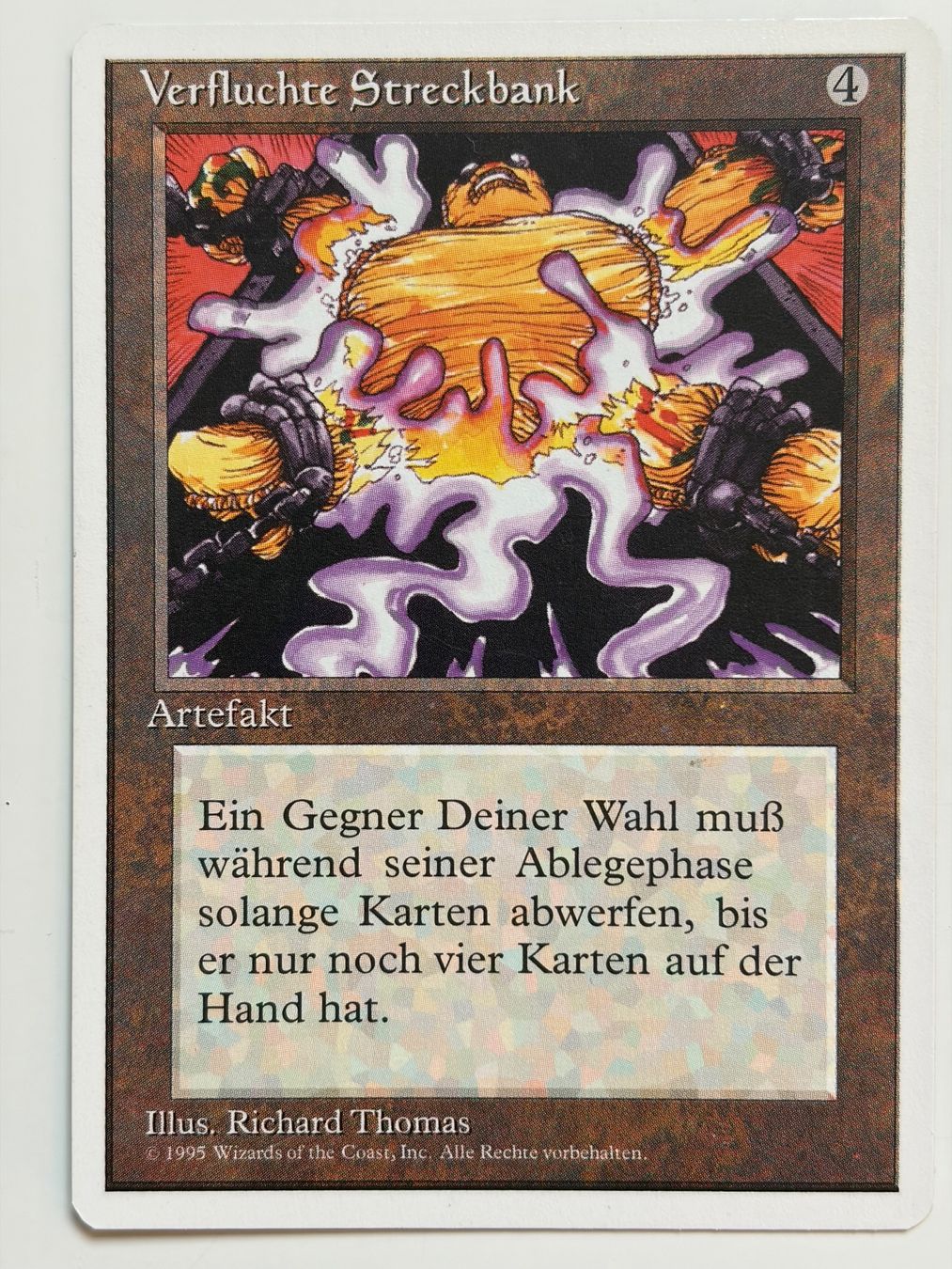Magic The Gathering Carte collezionabili: Verfluchte Streckbank - 4th Edition – Usato da Bonstetten venduto da ddiederichs