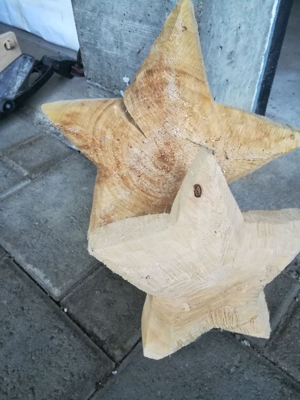 Statuette: Holzsterne Deko – Usato da Niederwil SG venduto da berger.niederwil 2
