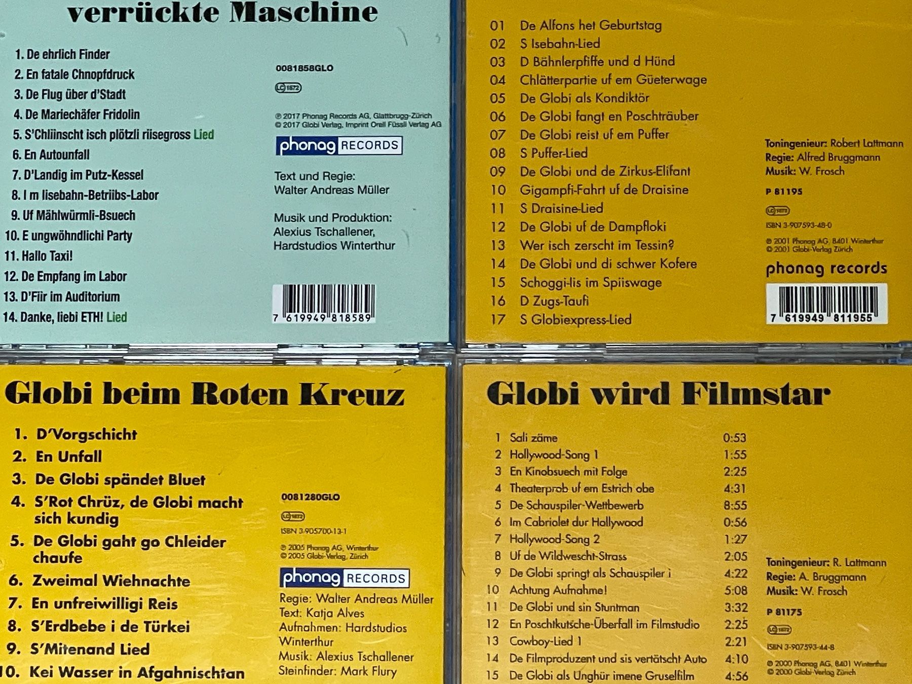 CD: 4x Globi - Mundart – Usato da Muri b. Bern venduto da AdidasCollector 5