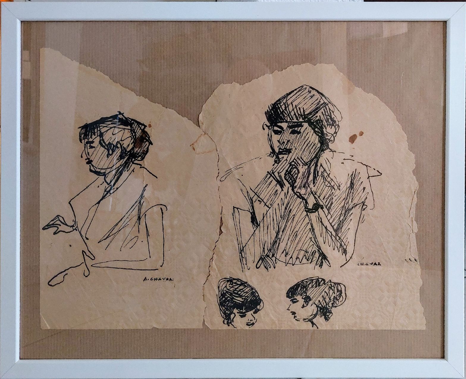 Gemälde: Dessin de Albert Chavaz et livre – Gebraucht aus Villeneuve FR von Train_Vinch6