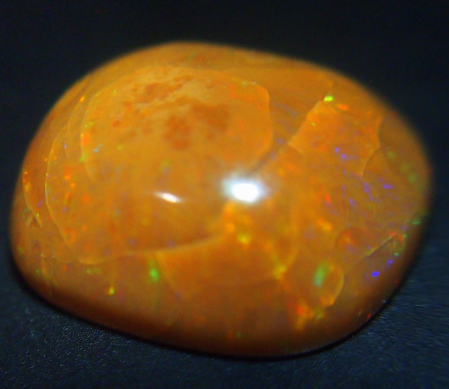 Pietre preziose: Faszinierender Feueropal aus Mexiko – Nuovo e nell'imballaggio originale da Reinach BL venduto da rumablum 3