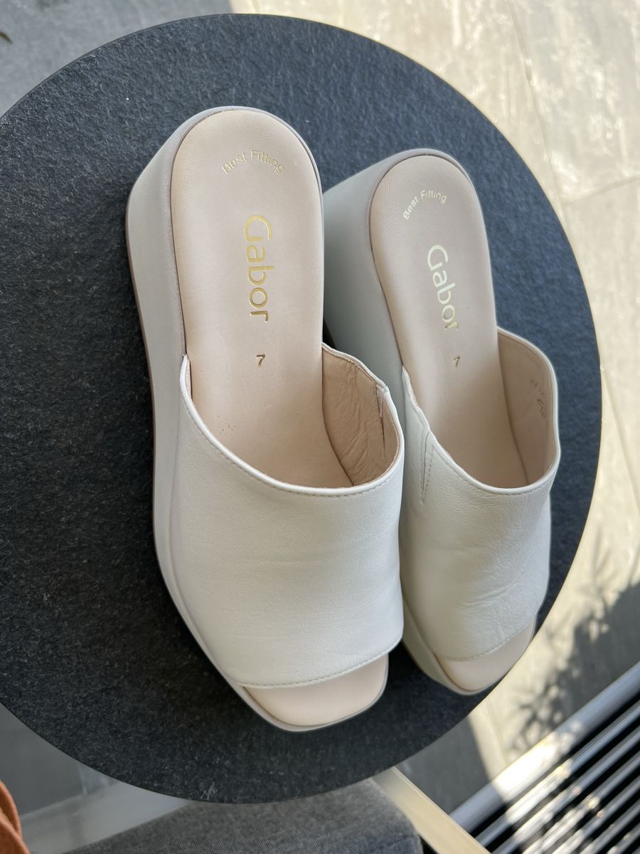 Gabor Damenschuhe: Lederpantolette Gabor neu – Neu (gemäss Beschreibung) aus Döttingen von Steinklopferin 1