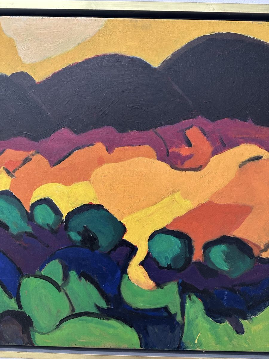 Dipinti: Karel Appel Gemälde Expressionismus Landschaft – Usato da Ebikon venduto da Gaenggeliwaar 2