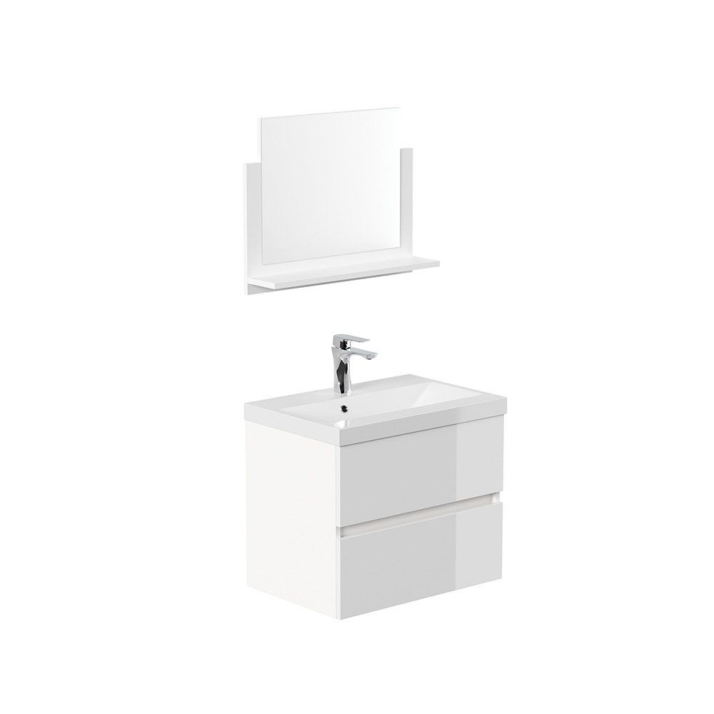 Mobili per bagno: Badmöbel WANGEN Deluxe - M Weiss – Nuovo e nell'imballaggio originale da Wallenwil venduto da toesstal-vertrieb 2