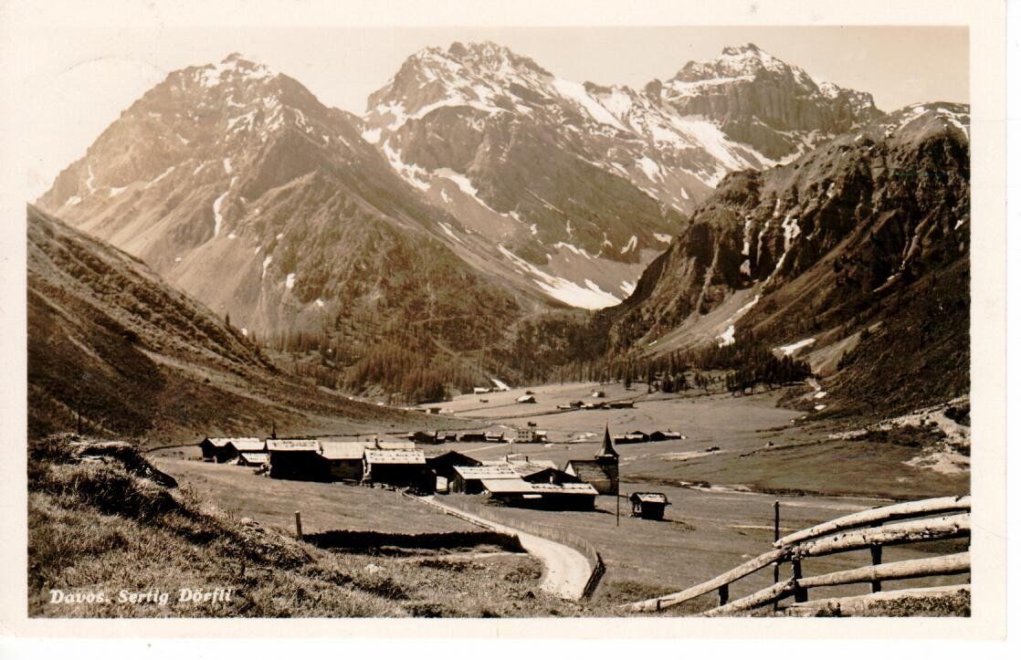 Cartes postales: Davos Sertig Dörfli 1934 – D'occasion à Wolhusen par Curver9