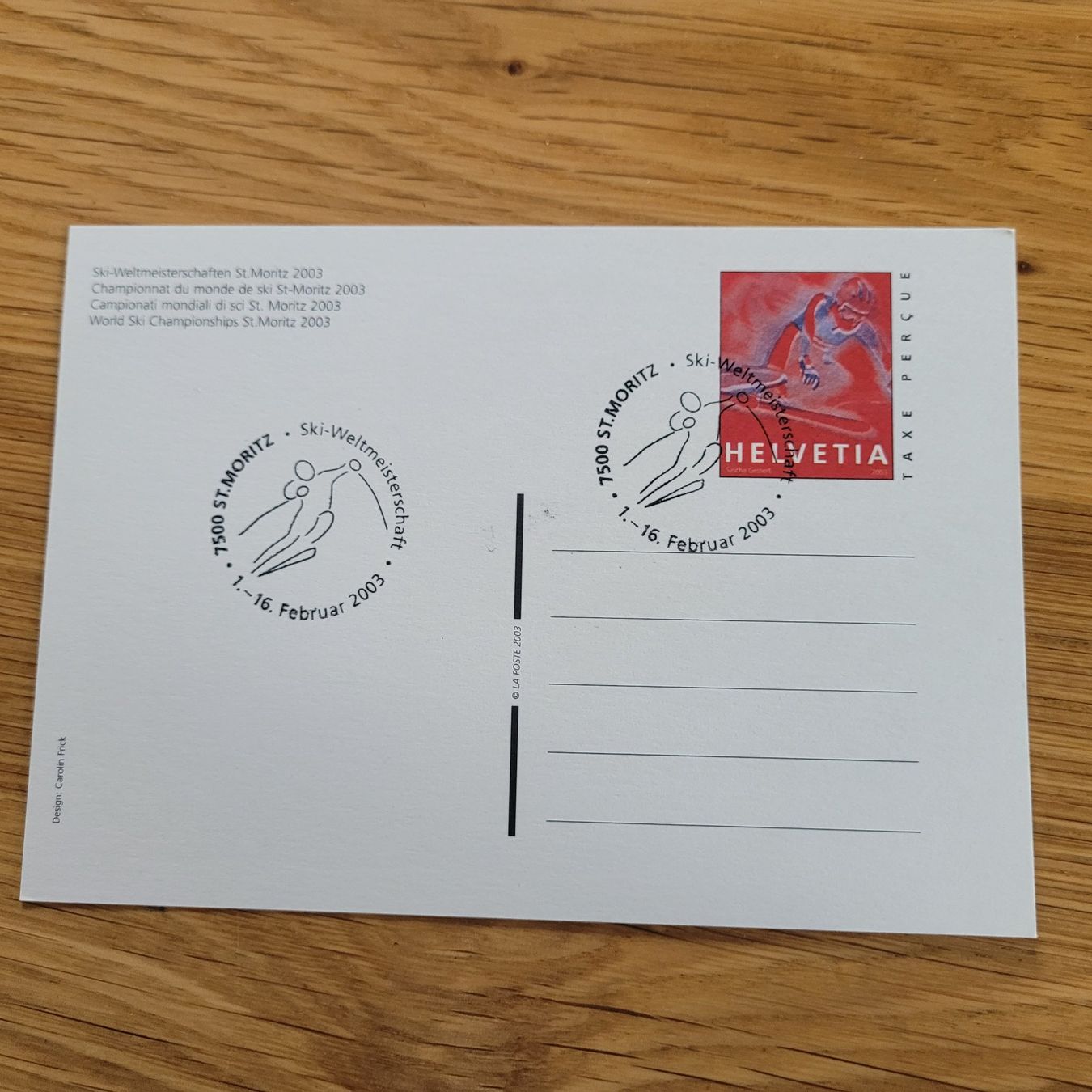 Cartes postales: GS Karte St.Moritz 2003 – D'occasion à Biel/Bienne par Destockweb