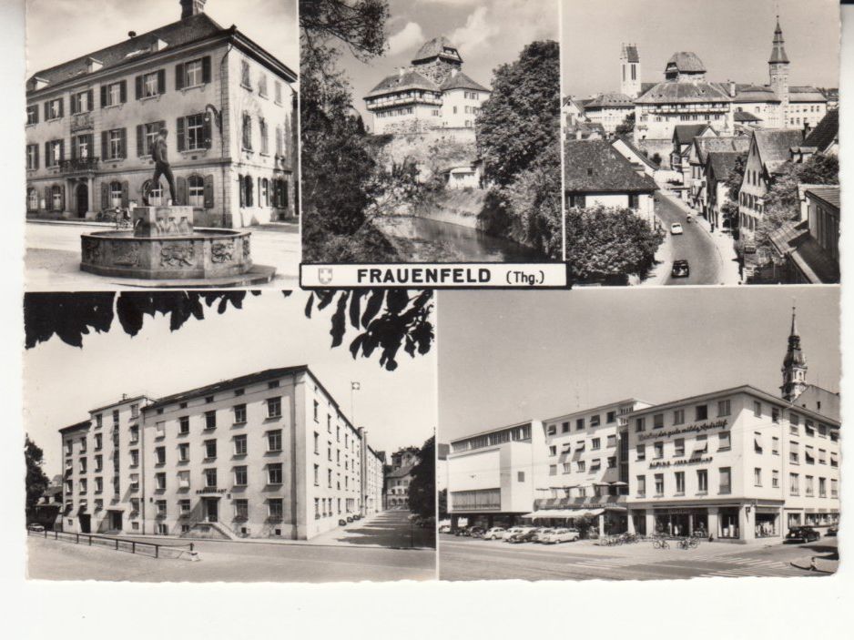 Cartoline postali: Frauenfeld ca. 1960 – Usato da Bürglen TG venduto da StampGraf