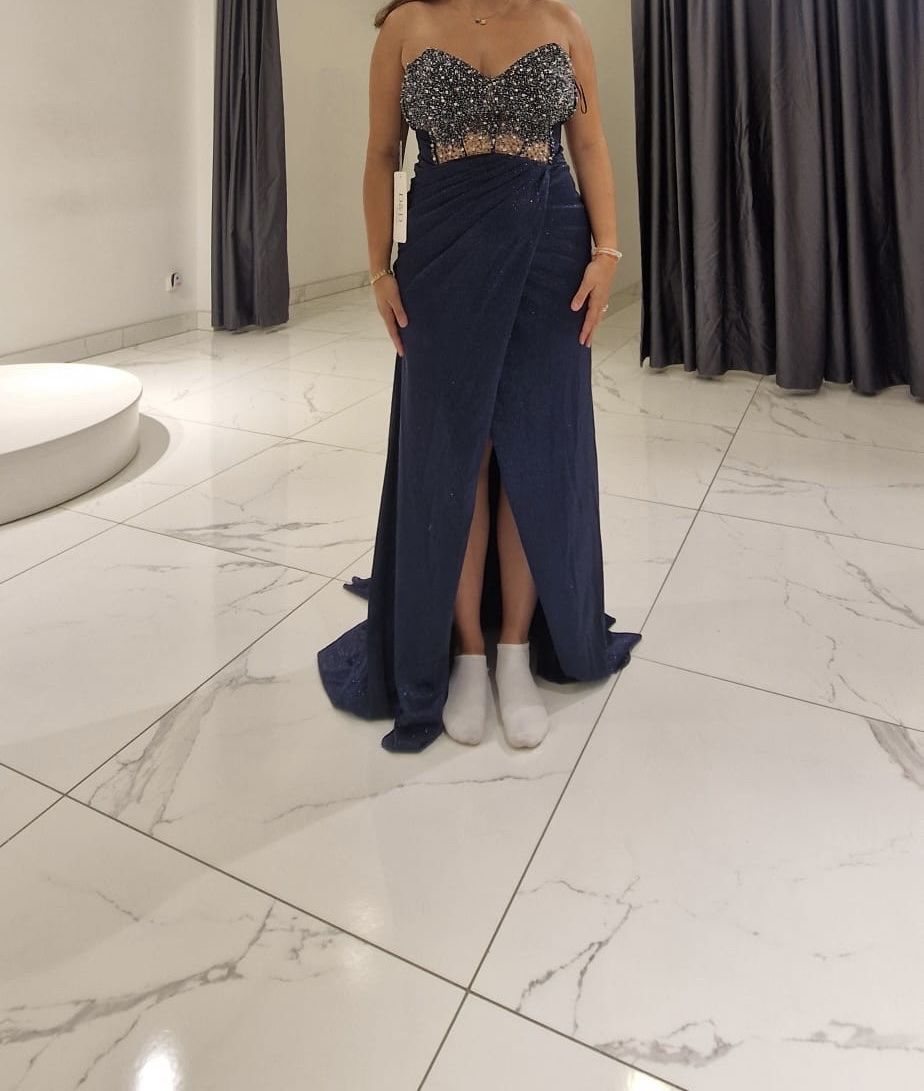 Vestiti: Elegantes Abendkleid Dunkelblau – Nuovo (secondo la descrizione) da Regensdorf venduto da Leylad46 3