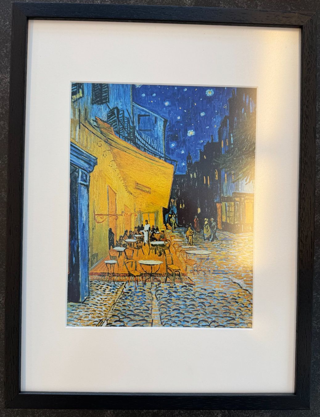 Poster & Bilder: Kunstdruck - Terrasse du café le soir – Gebraucht aus Russikon von sil_zv75