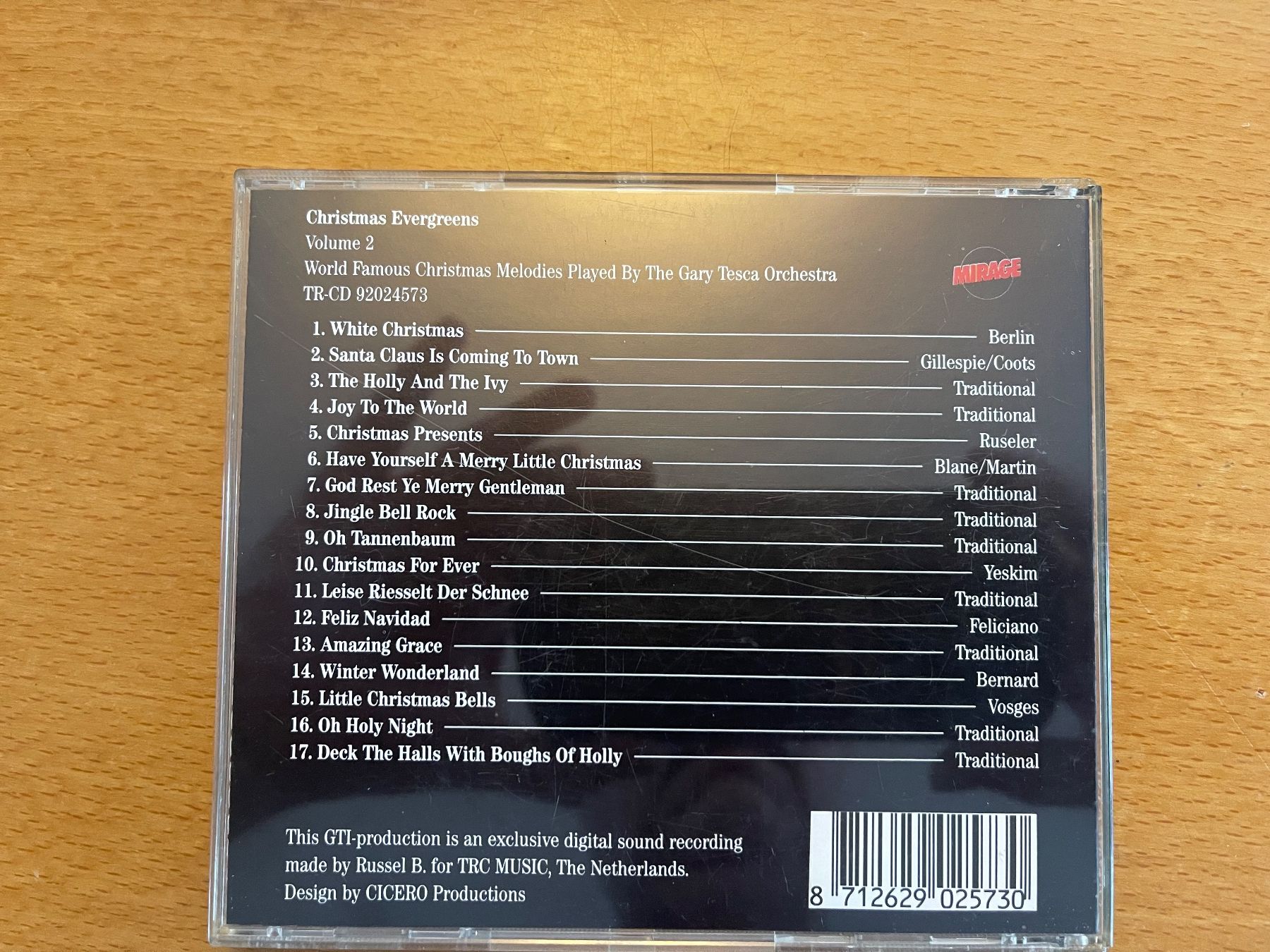 CD: CD Weihnachten – Usato da Wängi venduto da Bmo 1