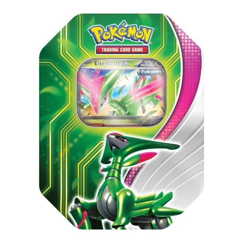 Pokémon Sammelbilder & Trading cards: Pokemon Eisenblatt Tin Paradoxclash – Neu und originalverpackt aus Basel von Collected