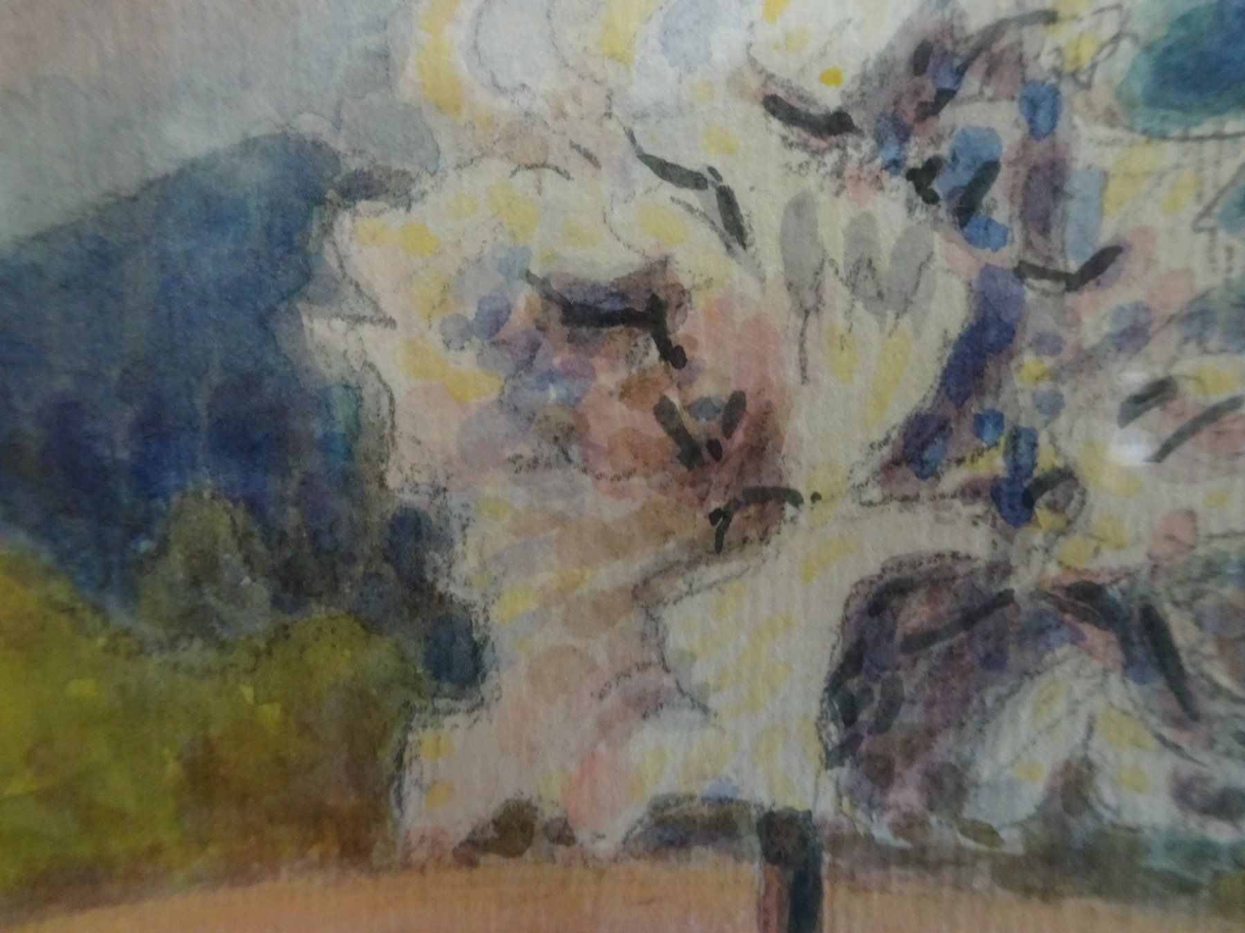 Dipinti: ** Bruno Hesse Aquarell ** Bild Gemälde schweizer Kunst – Usato da Goldswil b. Interlaken venduto da troedlermarkt-goldsw 6