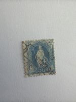 Briefmarke Helvetia 50 Rappen 1862 / 1872 guter Zustand