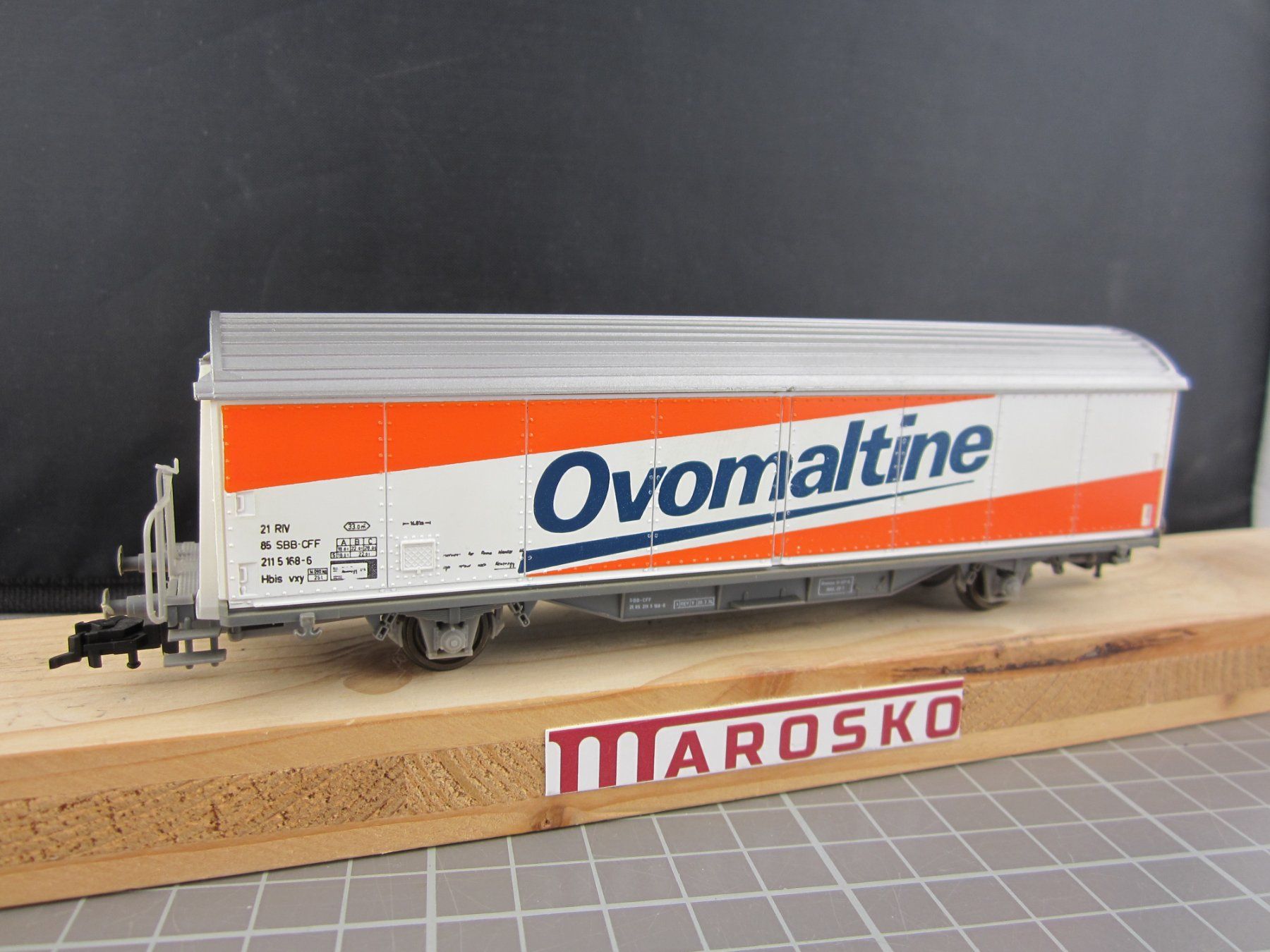 Roco Modelleisenbahnen: Roco SBB Ovomaltine Hbis, mit OVP, DC – Gebraucht aus Malters von Marosko 2