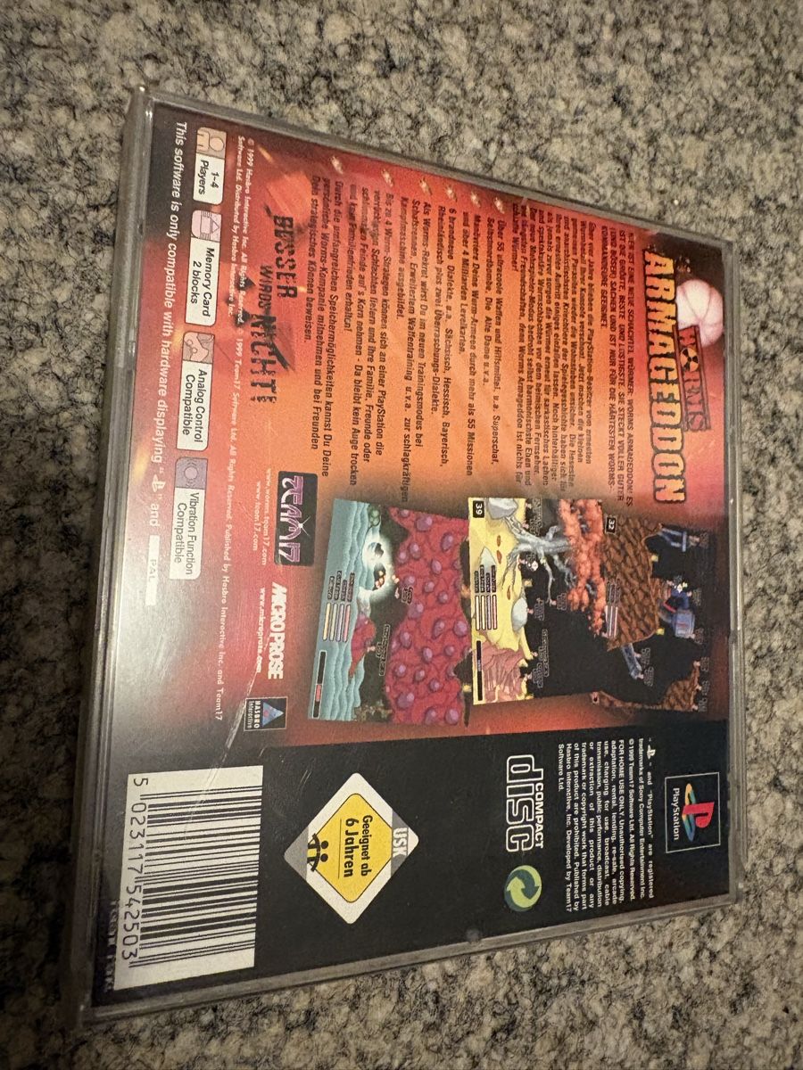 Sony Spiele: Worms Armageddon - Playstation 1 🎮🕹️ – Gebraucht aus Herzogenbuchsee von warrior77 2