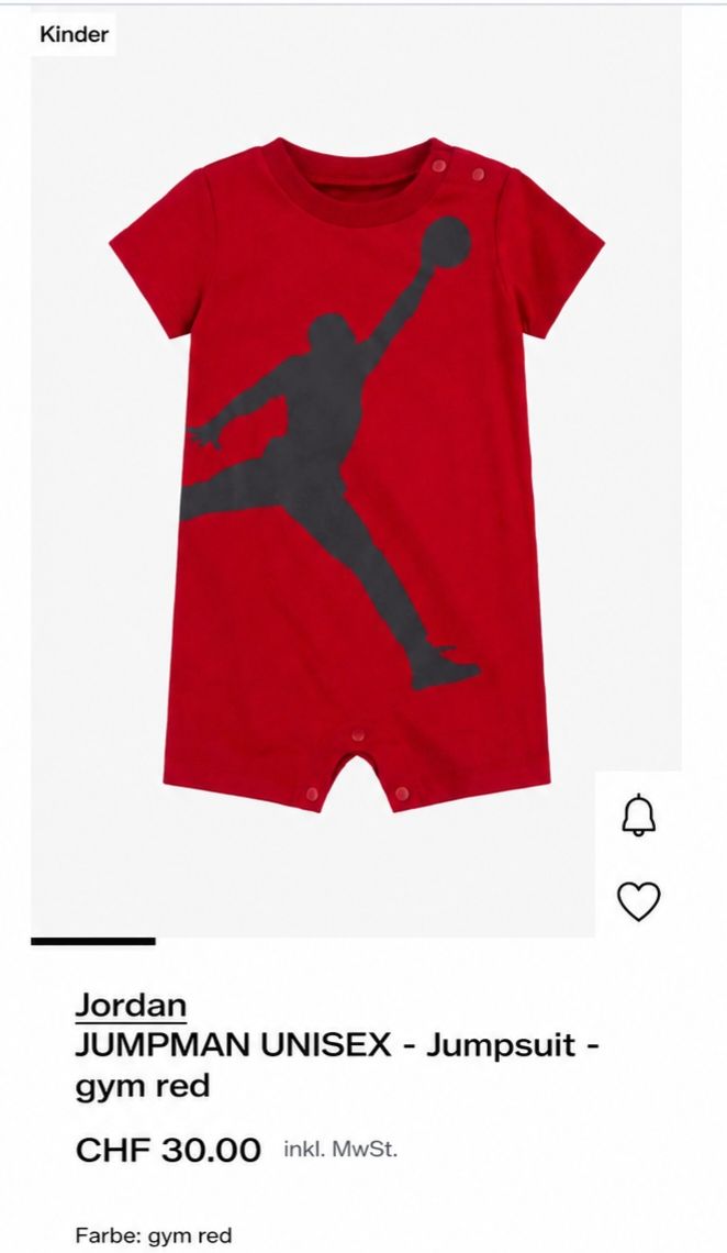 Nike Tute: Kurzer Strampler Jordan Jumpman 80 – Nuovo (secondo la descrizione) da Zürich venduto da Kris8050 5