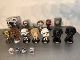Star Wars Funko POP! Sammlung – 12 Figuren + 4 Bitty POP!