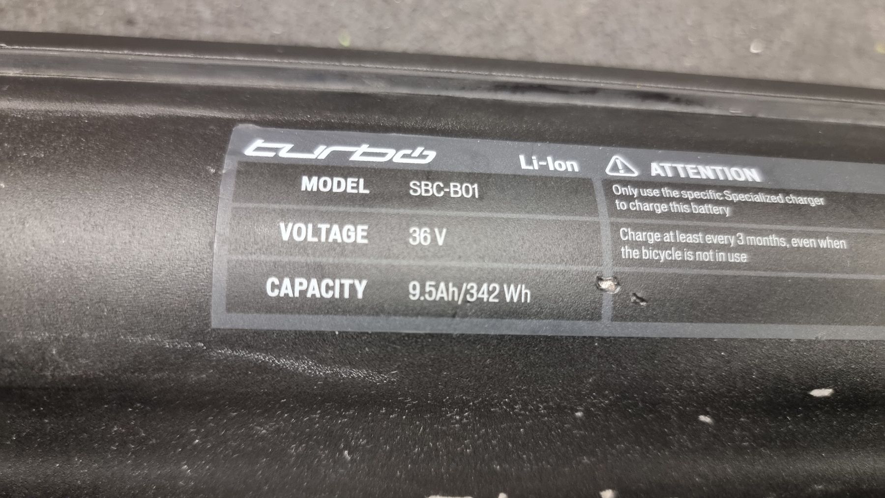 Specialized Batterie: Specialized Turbo S Akku – Usato da Zürich venduto da Velo-Elsener 3