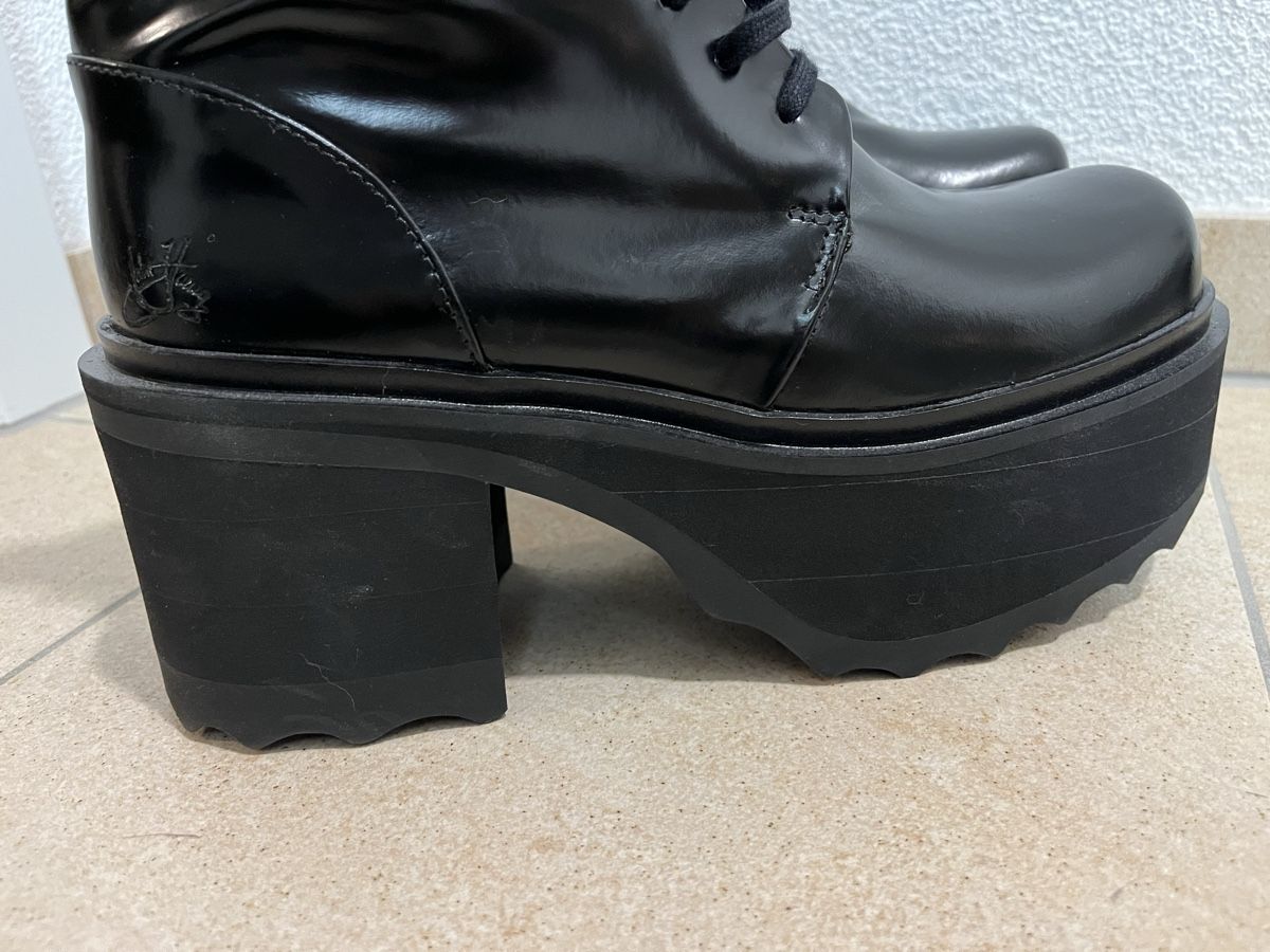 Scarpe da uomo: Fluevog Skyhigh Smarty black platform boots – Usato da Zürich venduto da dbi_8v5f 4