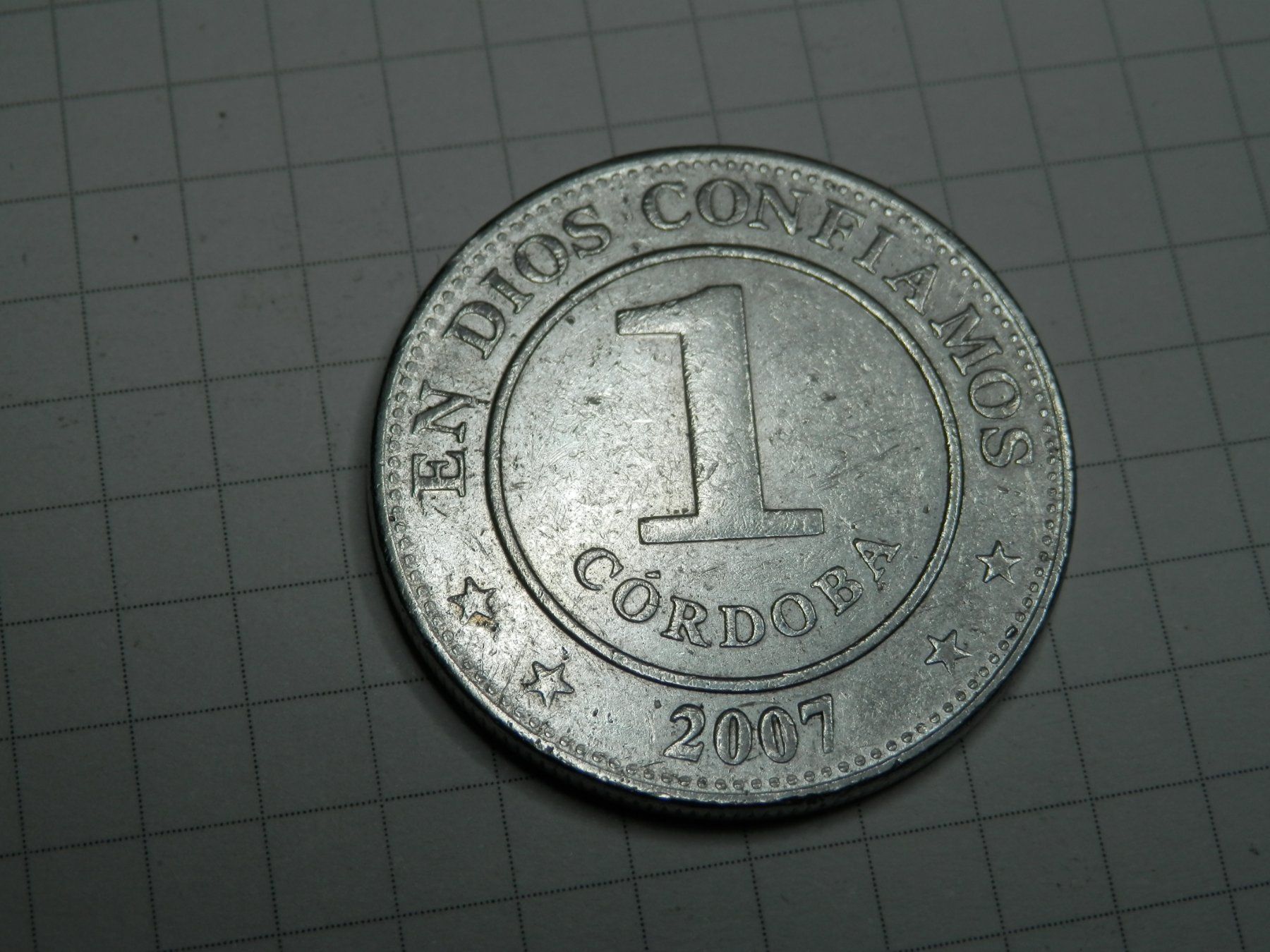 Tutti le monete: Nicaragua  1 Cordoba, 2007 – Usato da Weiach venduto da weiach81