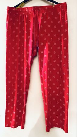 Tchibo rote Loungehose Baumwolle/Modal Mix, Grösse 44/46 NEU