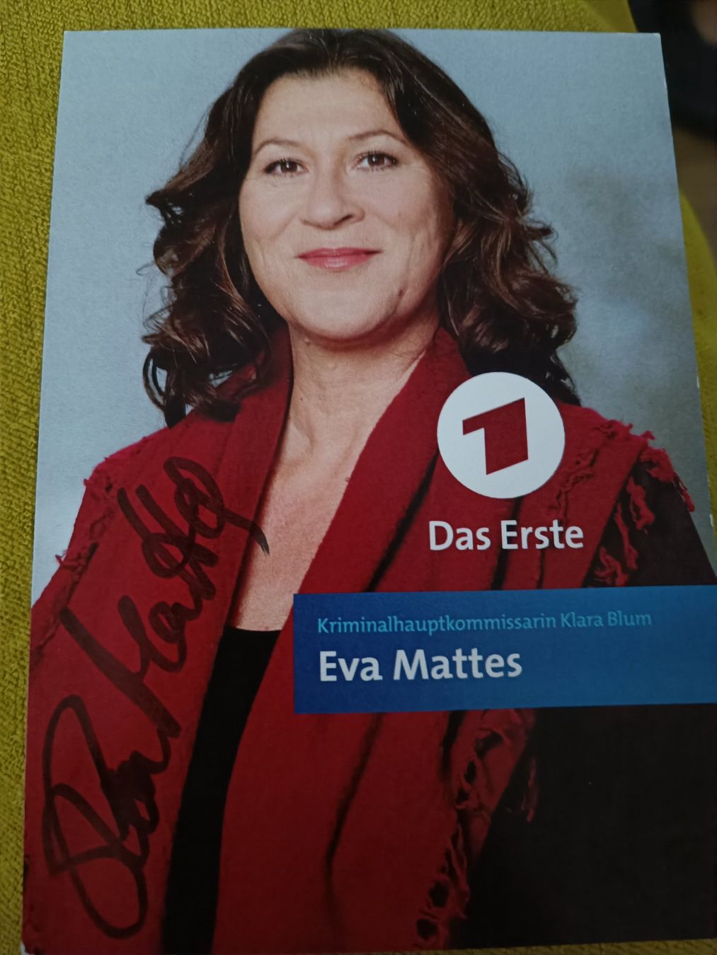 Autografi: Eva Mattes - signierte Autogrammkarte – Usato da Menziken venduto da Artographs