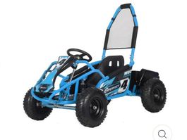 Elektro Go Kart 1000W 48V blau für Kinder gebraucht