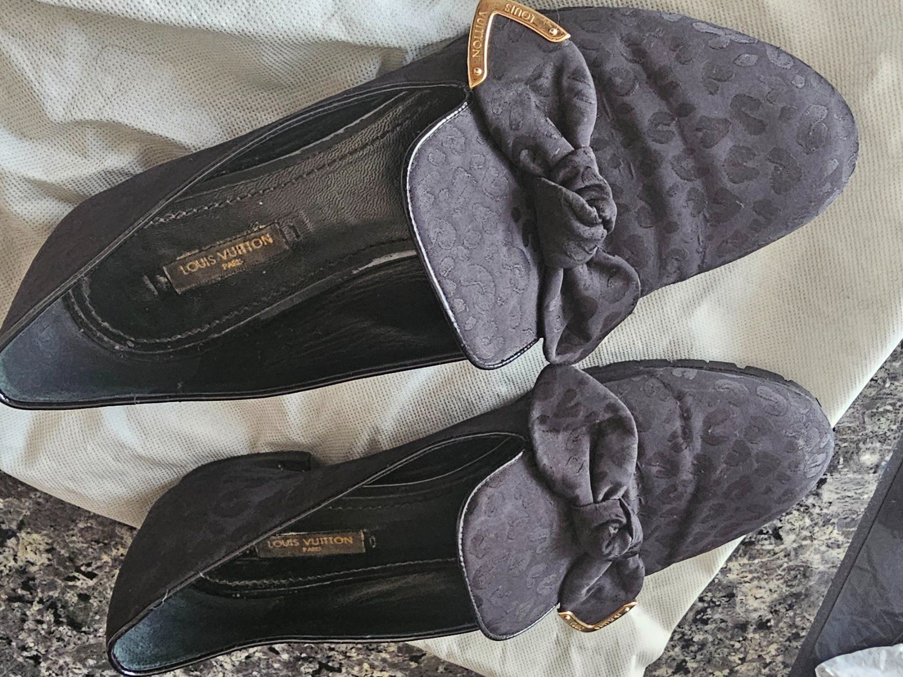 Louis Vuitton Scarpe da donna: Louis Vuitton  Ballerina, Grösse 39, Schwarz – Usato da Zürich venduto da Luxury79 7