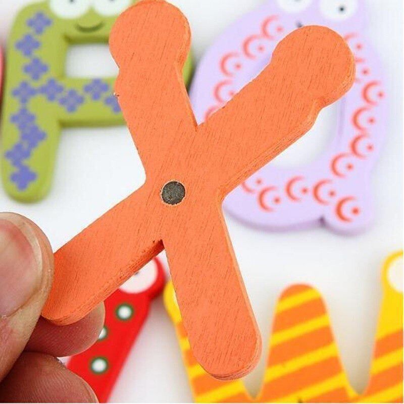 Magnete: 26 HOLZBUCHSTABEN - MAGNET - ALPHABET – Neu und originalverpackt aus Kriens von swissgadget 2