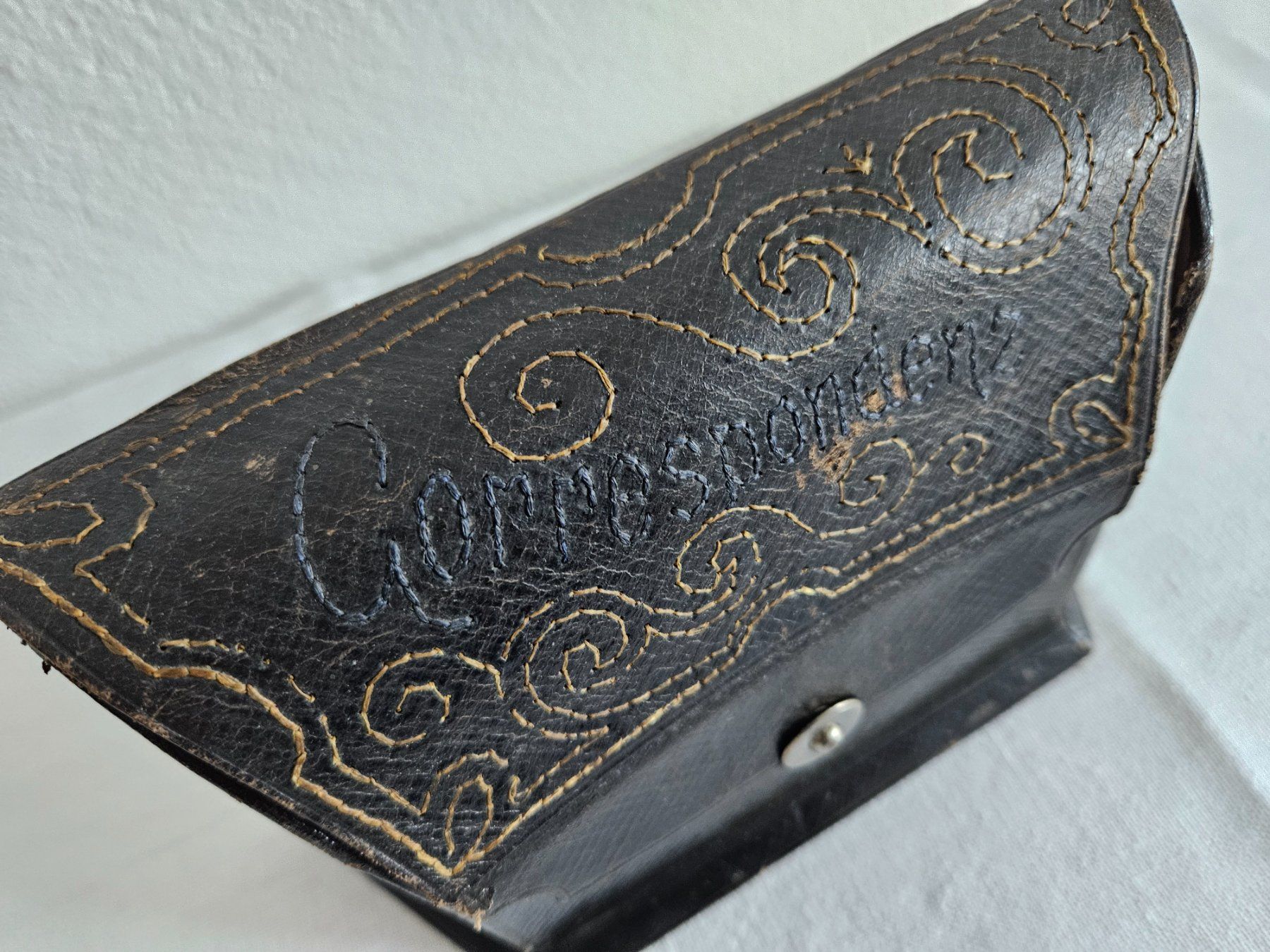 Sacs: Antike Korrespondenz-Box Leder – D'occasion à Untervaz par FullFlap777 2