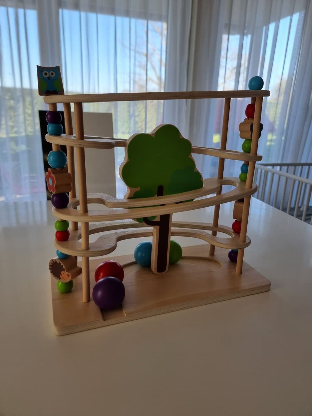Jeu de construction toboggan à billes - HABA - 001136 - 42 pièces - Mixte - A partir de 4 ans - Jeux - Jouets