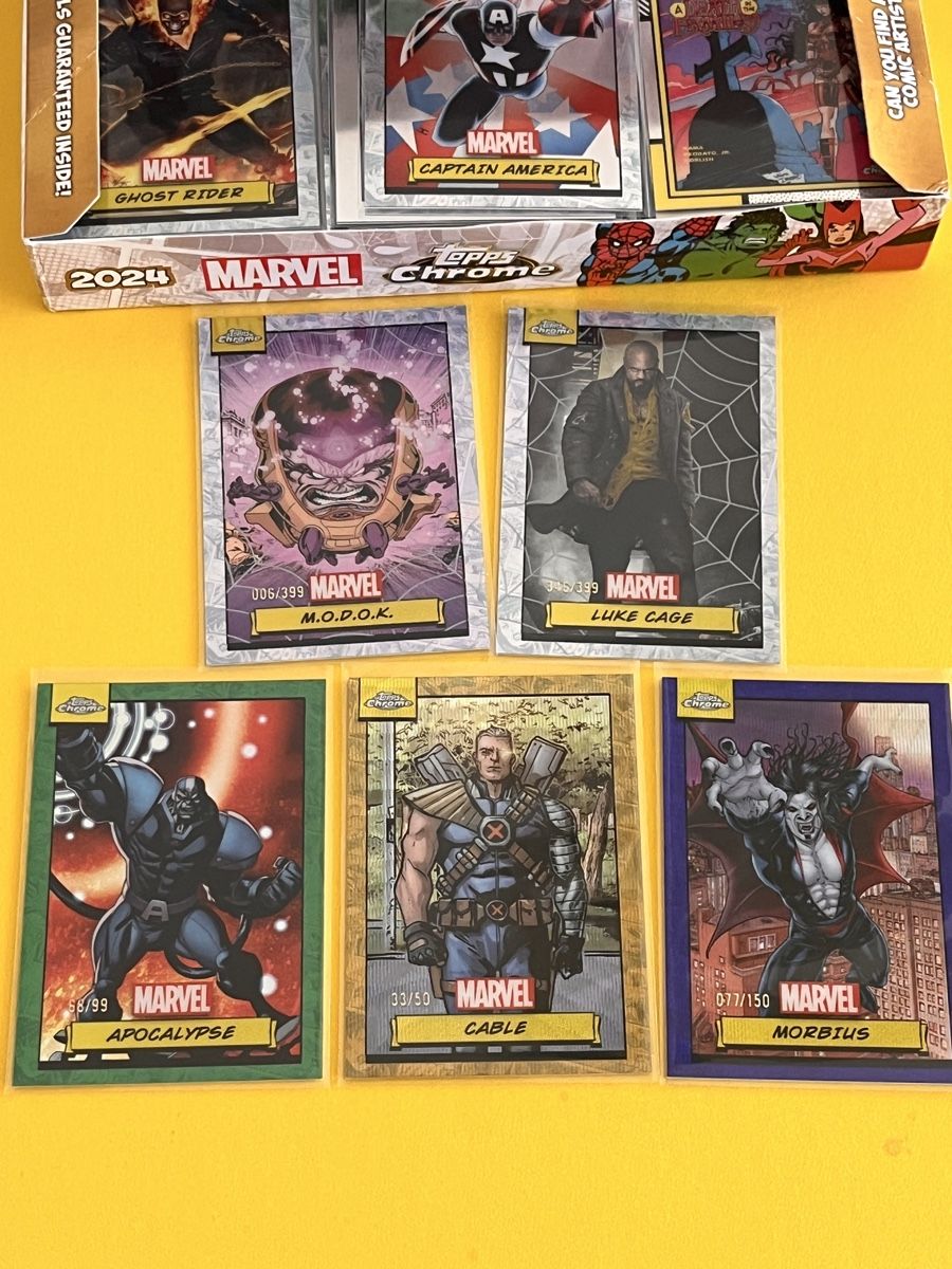 Topps Carte collezionabili: Topps Chrom Marvel 2024 2025 – Nuovo (secondo la descrizione) da Affoltern am Albis venduto da berlin69 4