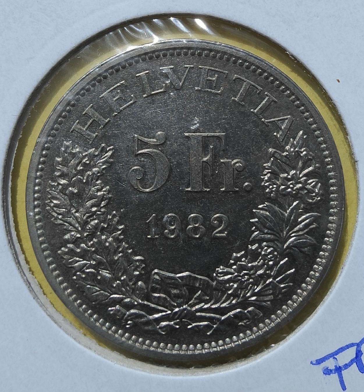 Tutti le monete: Gotthardus 5 Franken 1982 – Nuovo (secondo la descrizione) da chur venduto da Hmars