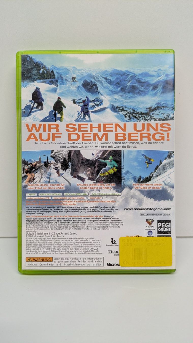 Spiele: Shaun White Snowboarding - Xbox 360 – Gebraucht aus Menziken von mame18 2