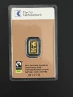 Goldbarren 1g Zürcher Kantonal Bank