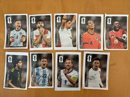 Panini WM 2026 -  9 verschiedene Coca Cola Sticker 2026