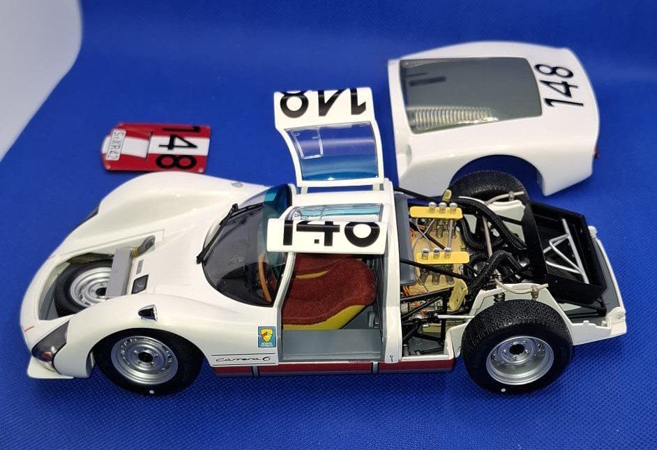 Porsche Modellini d'auto: Porsche 906 Targa Florio Sieger 1966 #148 – Nuovo e nell'imballaggio originale da Zürich venduto da Pinso2 3