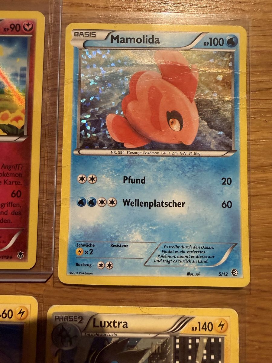 Pokémon Carte collezionabili: 6 ältere Pokemonkarten – Usato da Amriswil venduto da sim_nlb6 1