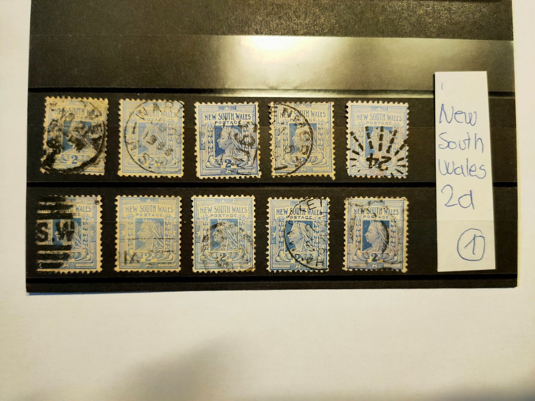Tutti i francobolli: New South Wales Briefmarken 2d antik – Usato da Bronschhofen venduto da happynews2018