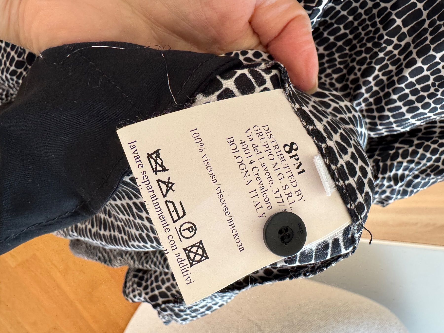 Vestiti: Lange Bluse oder Kleid mit Gürtel 8PM – Usato da Glattpark(Opfikon) venduto da genevoise 3