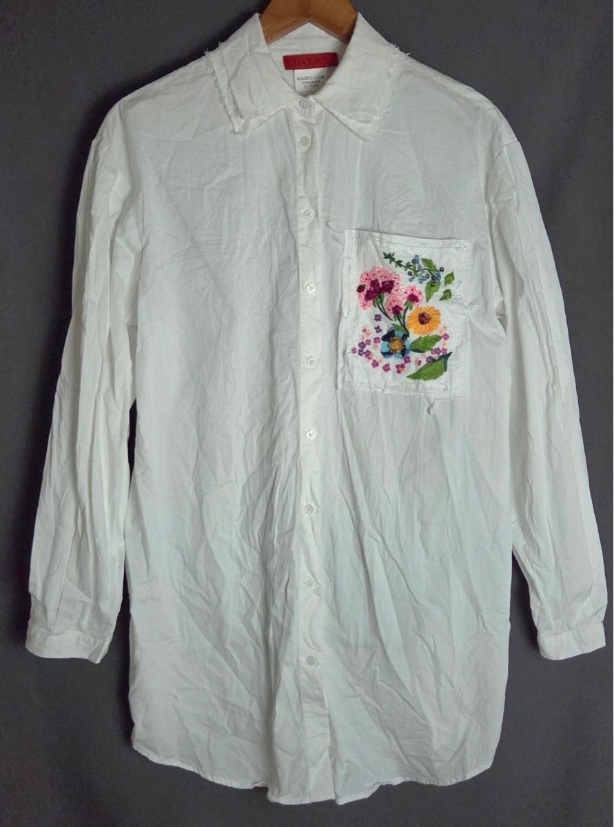 Camicette: Max & Co Embroidery White Shirt – Usato da St.Josefen venduto da lop_lh8d 1