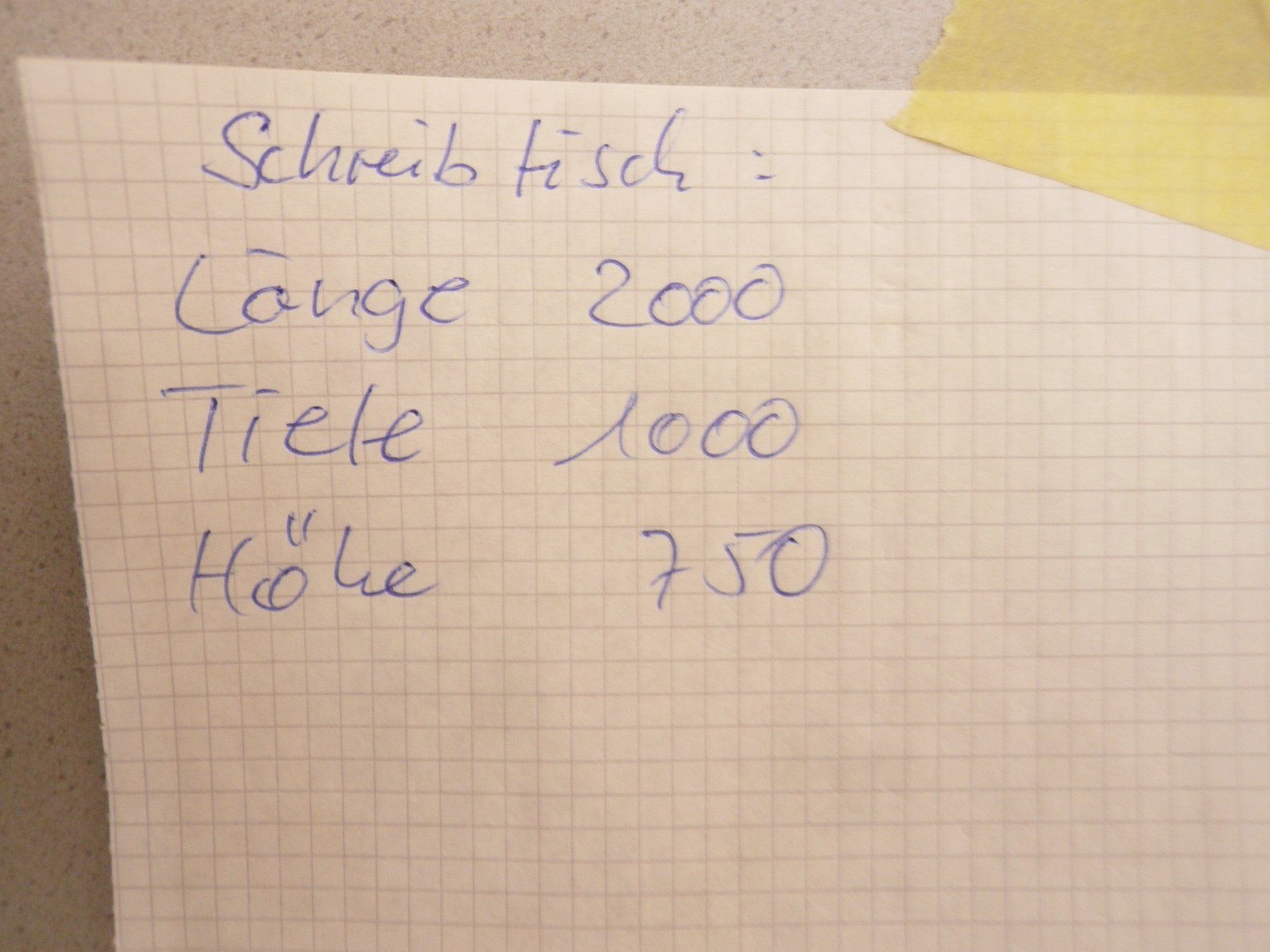 Scrivanie: BÜRO SCHREIBTISCH 2X1 METER – Usato da Pfaffnau venduto da nolff 3